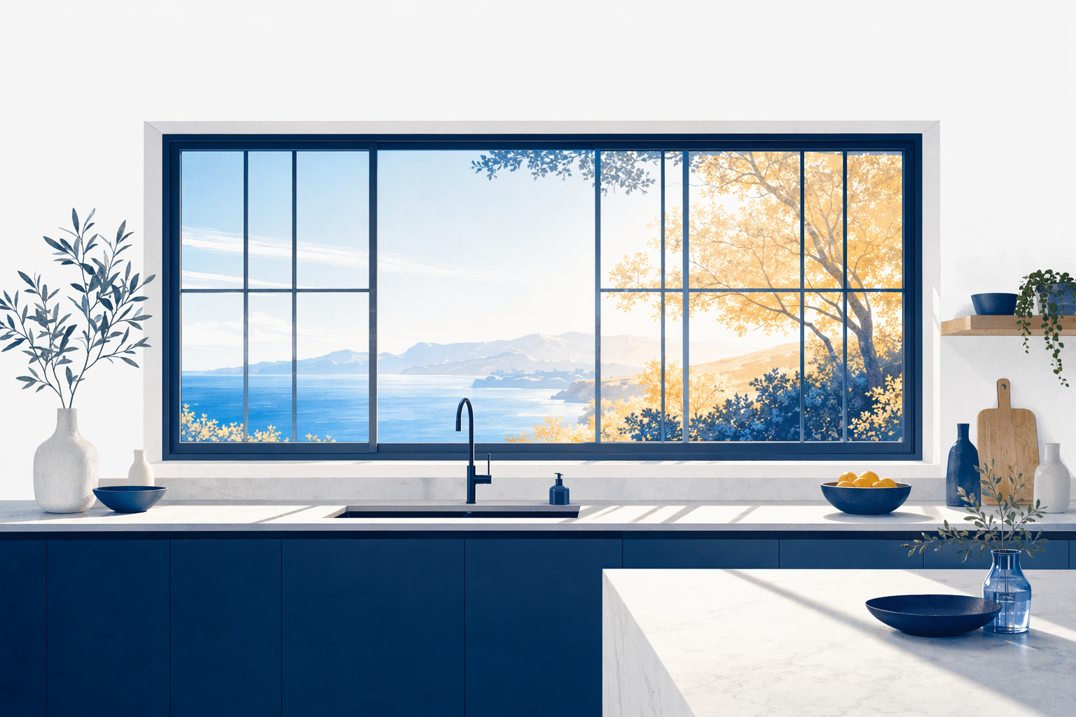 Illustration for Sliding & picture windows