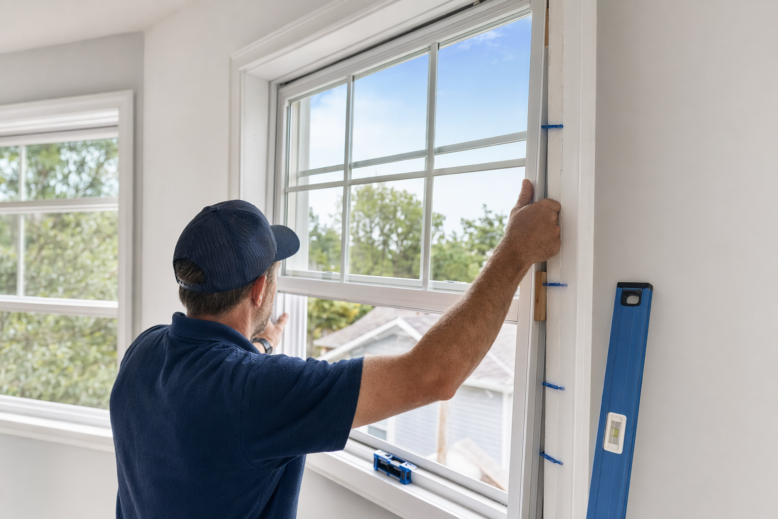 Illustration for Double-hung windows