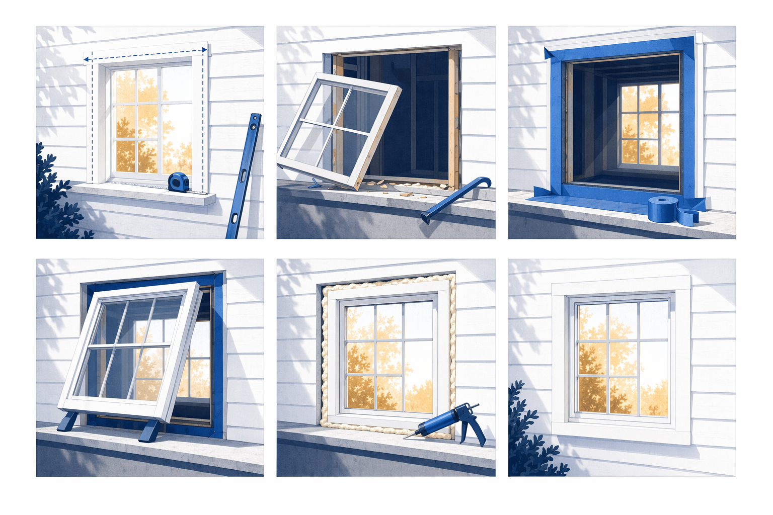 Illustration for How window installation works, step by step