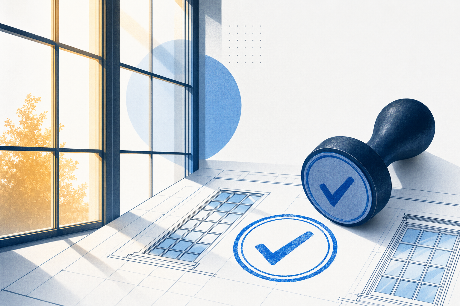 Illustration for Window replacement permits & inspections